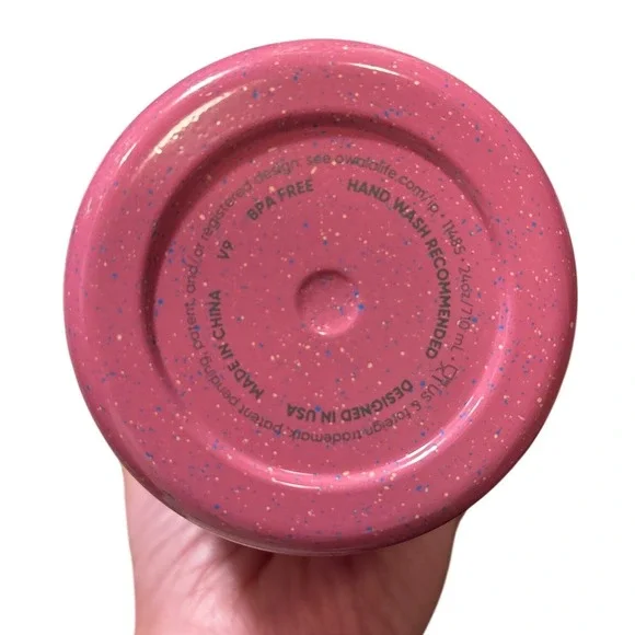 Owala FreeSip Twist 24oz Stainless Steel Water Bottle Bubblegum Burst Pink New - Picture 3 of 5